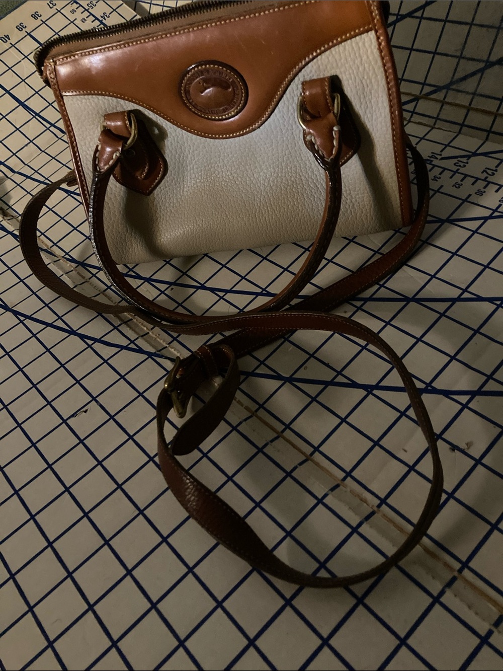 Cream Dooney and Burke handbag